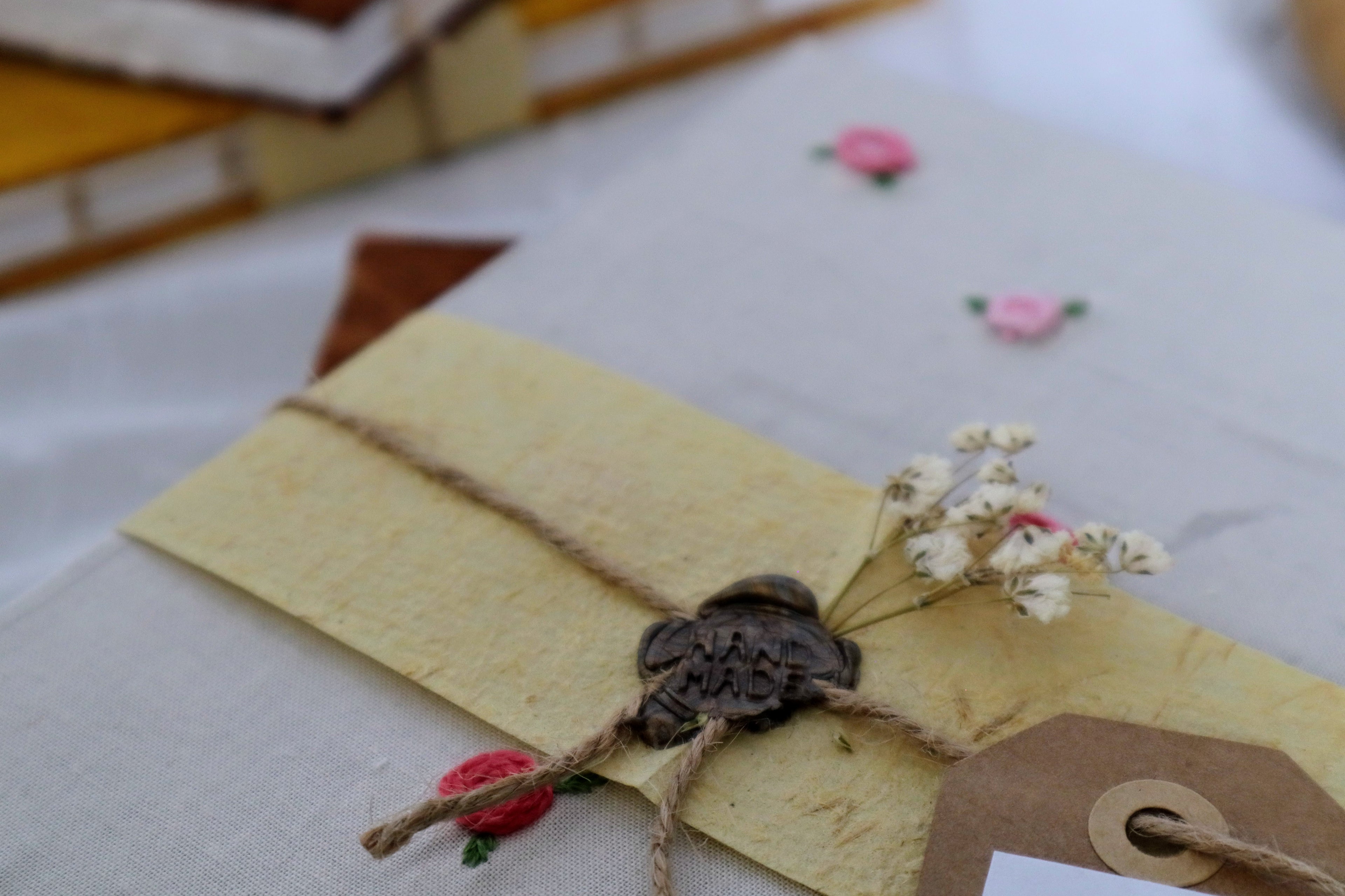 Rose Embroidered Journal