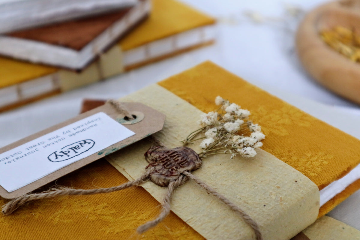 Custom Handmade Cotton Journals