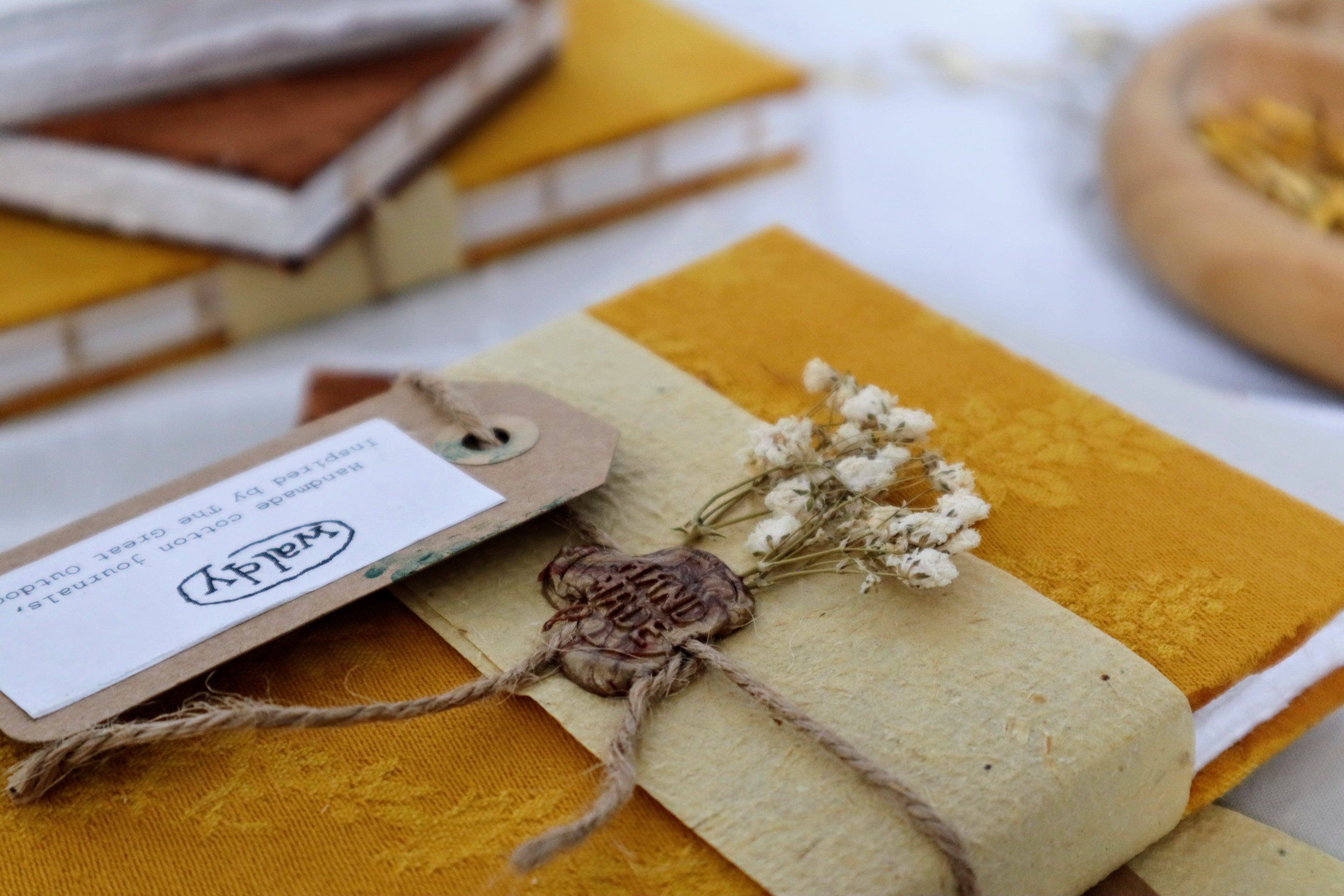 Custom Handmade Cotton Journals