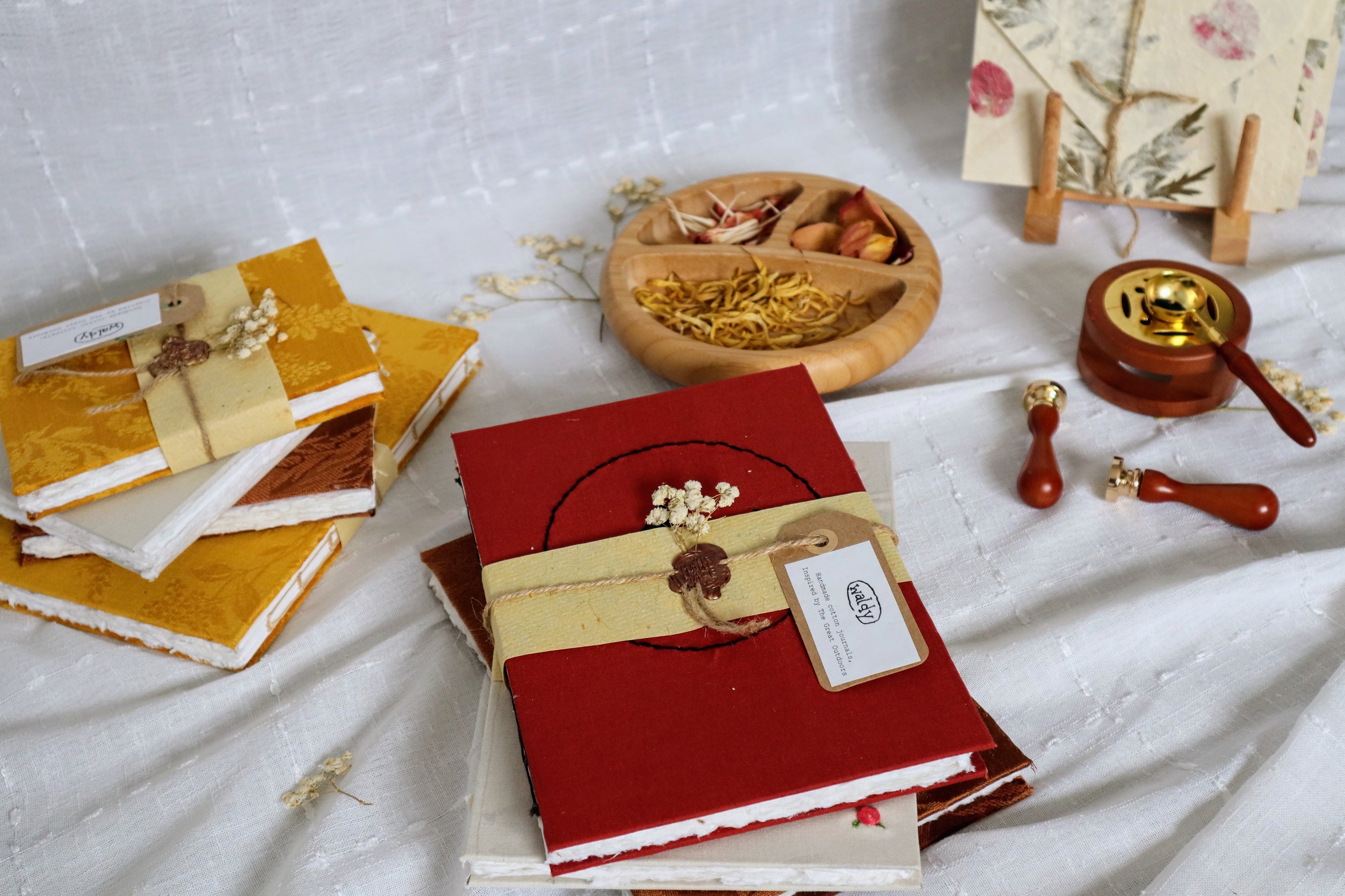 Mountain Embroidered Journal