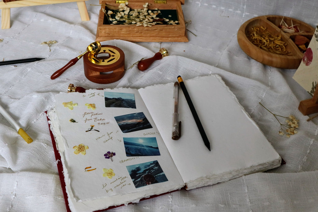 Wildflowers Embroidered Journal