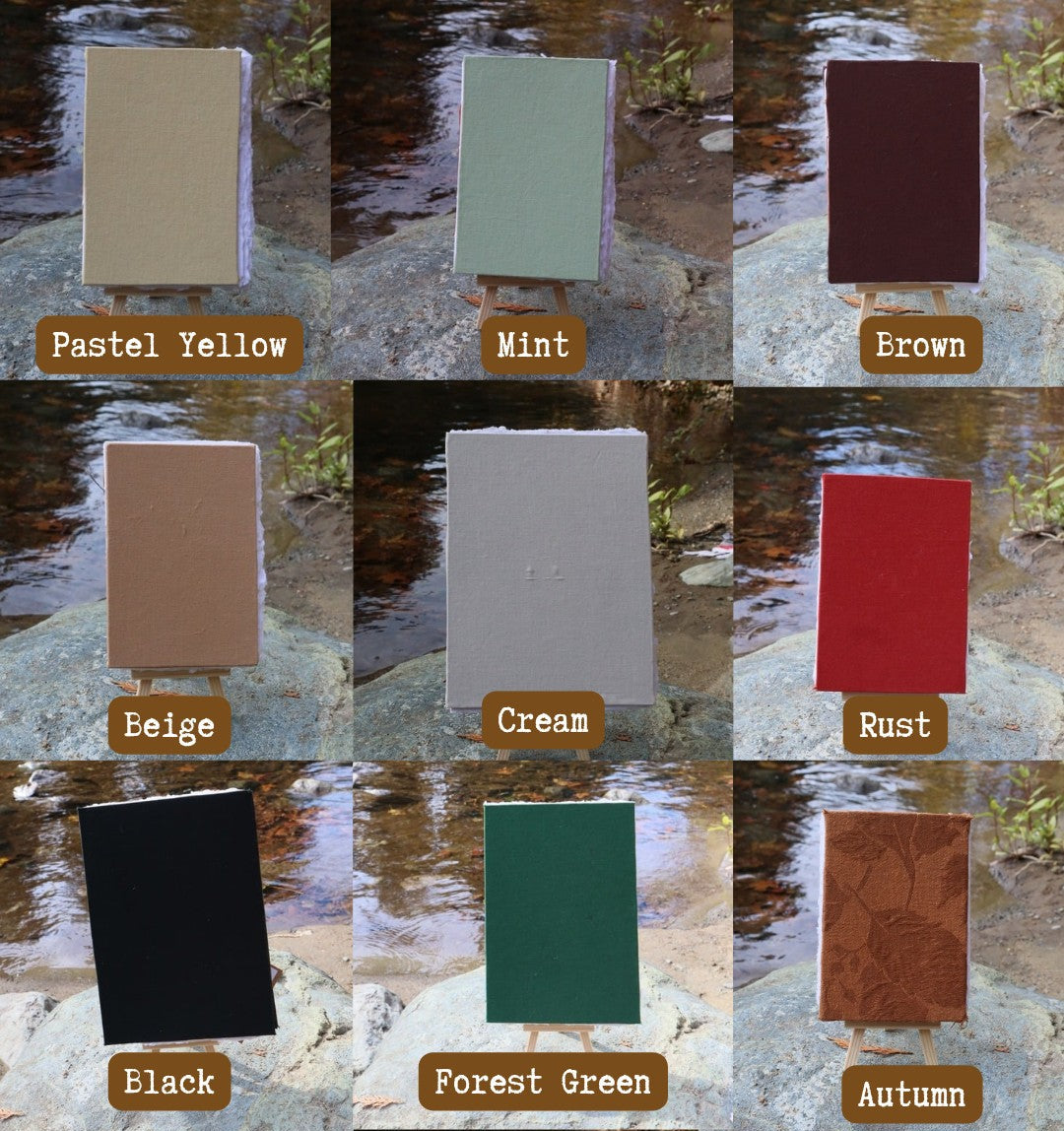 The Classics - Handmade Cotton Journals