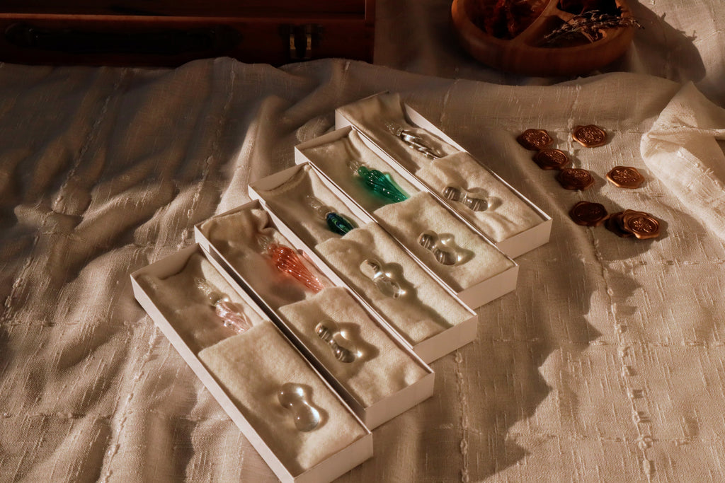Glass Dip Pen and Holder