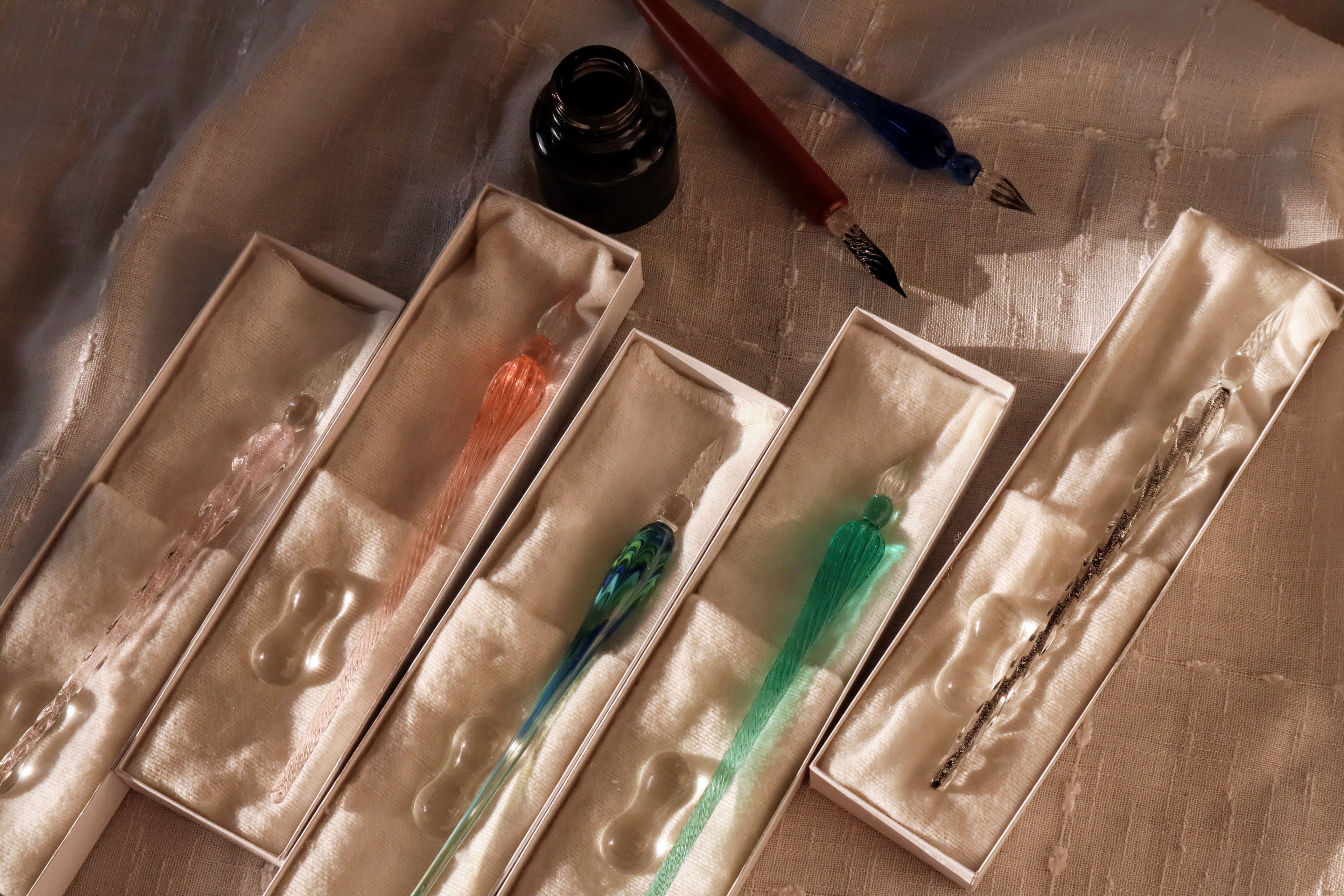 Glass Dip Pen and Holder