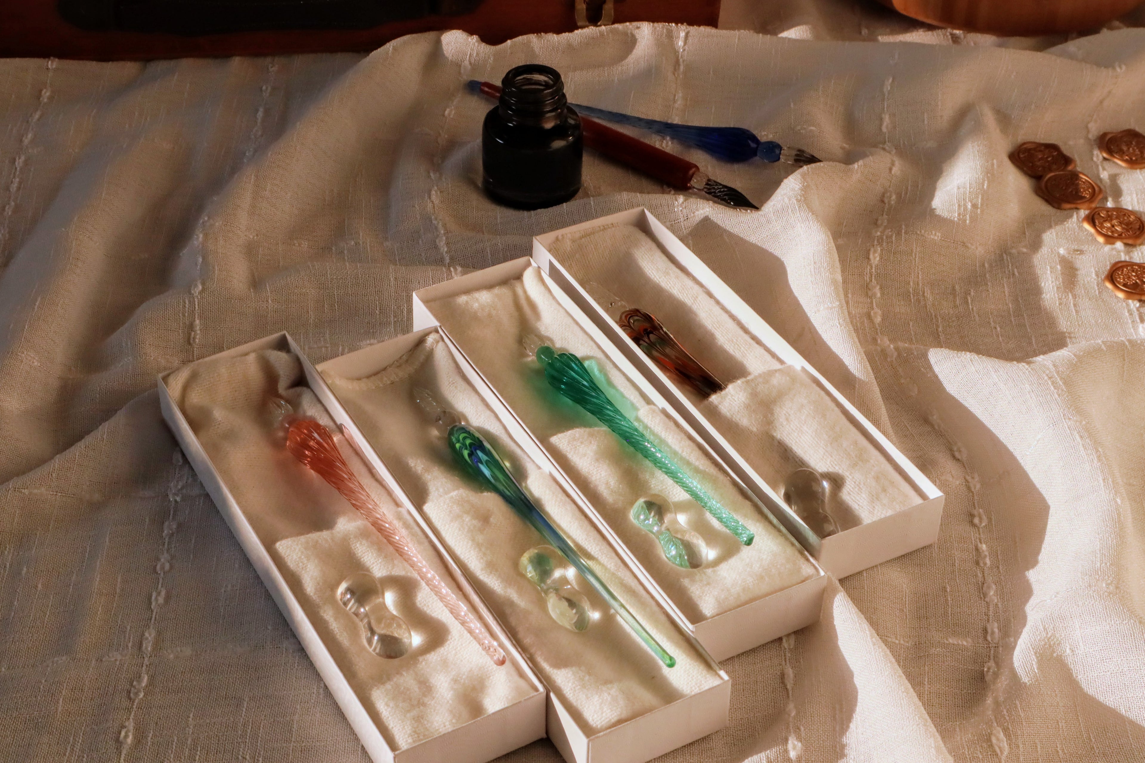 Glass Dip Pen and Holder